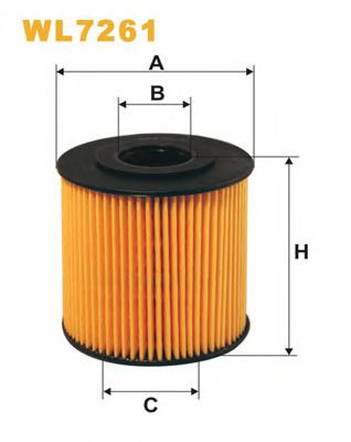 WIX FILTERS wl7261 -  Фильтр масляный двигателя